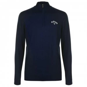 Callaway Zip Sweater Mens - Navy