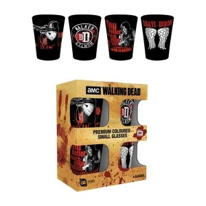 The Walking Dead Daryl Dixon Coloured Glass Shot Glasses