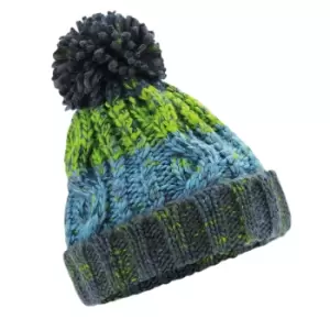 Beechfield Junior Unisex Corkscrew Beanie (One Size) (Electric Grey)