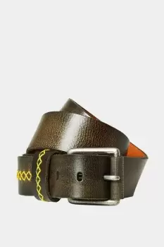 Stiched Distressed' Belt