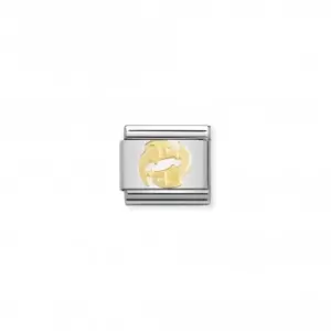 Nomination Composable Classic Zodiac 18K Gold Pisces Link 030104/12