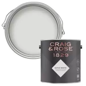 Craig & Rose 1829 Dutch White Eggshell Wall Paint, 750Ml