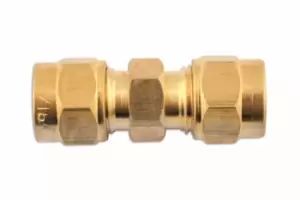 Brass Straight Coupling 1/2in. Pk 5 Connect 31182