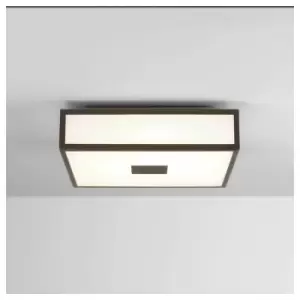 Astro Mashiko 300 - LED Bathroom Flush Ceiling Panel Bronze IP44, 16.3W