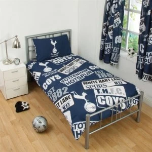 Team Football Single Duvet Set - Spurs