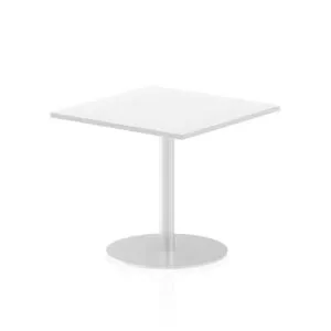 Italia Poseur Table Square 800800 Top 725 High White