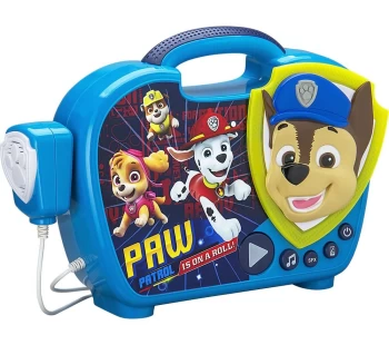 EKIDS Paw Patrol PW-115 Sing-Along Boombox - Blue & Yellow, Blue