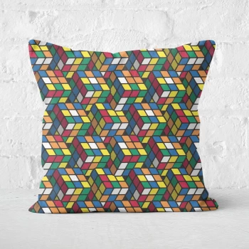 Repeat Rubik's Cube Pattern Cushion Square Cushion - 50x50cm - Soft Touch