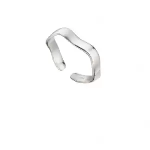 Beginnings Sterling Silver Wavy Band Toe Ring R2849