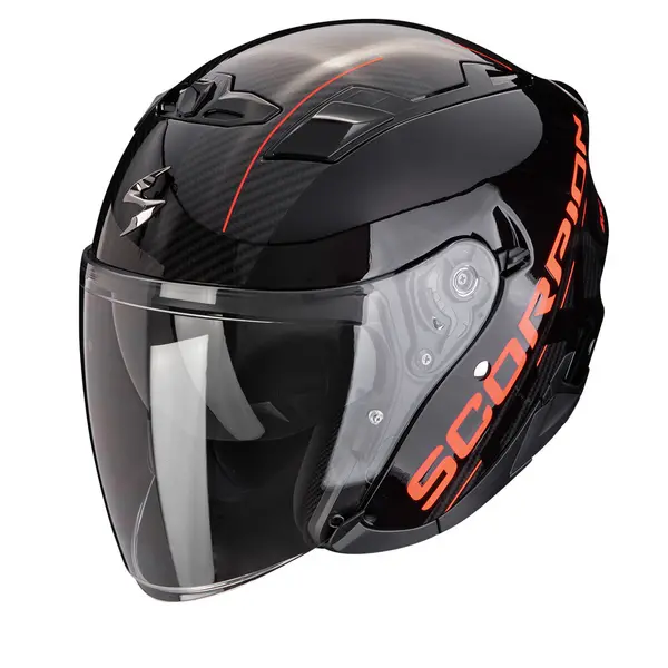 Scorpion EXO-230 QR Black Red Jet Helmet Size L