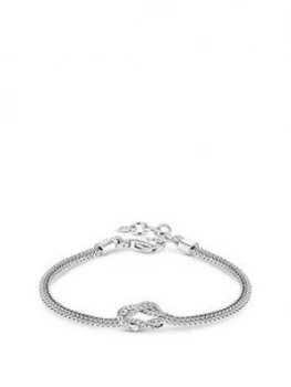 Simply Silver Sterling Silver 925 Polished Fox Tail Bracelet