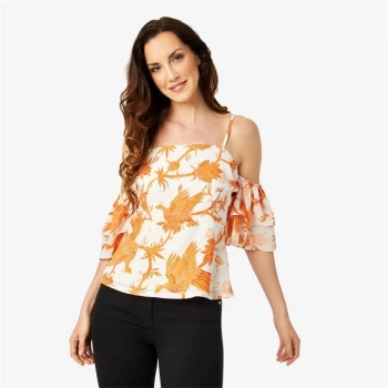 Biba Tier Sleeve Top - Balinese Print