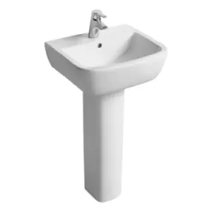 Ideal Standard Tempo 50cm washbasin, 1 taphole White T058801 - 444742