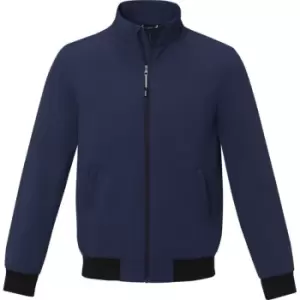 Elevate Unisex Adult Keefe Bomber Jacket (S) (Navy)