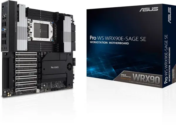 ASUS Pro WS WRX90E-SAGE SE SSI EEB Motherboard for AMD sTR5 CPUs