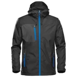 Stormtech Mens Olympia Soft Shell Jacket (L) (Black/Azure)