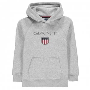 Gant Shield Logo OTH Hoodie - Grey 094