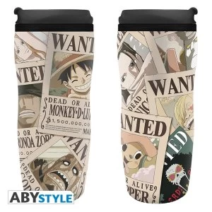 One Piece - Wanted Travel Mug