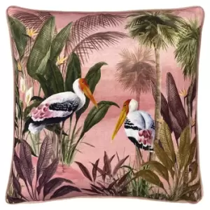 Platalea Botanical Cushion Pink