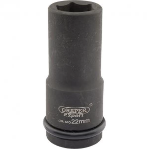 Draper Expert 3/4" Drive Deep Hexagon Impact Socket Metric 3/4" 22mm