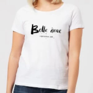 Belle Ame Womens T-Shirt - White - 5XL