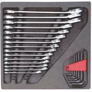 Gedore RED 3301700 R22250001 Ratcheting crowfoot wrench set