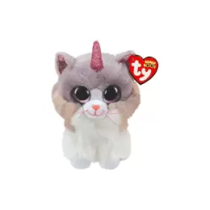 TY Beanie Buddy Asher the Cat With Horn - Medium 24 cm