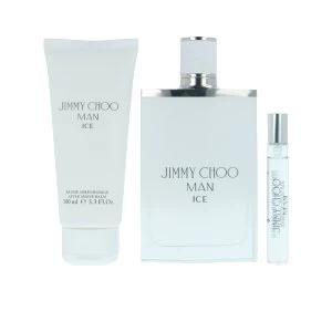 Jimmy Choo Man Ice Gift Set 100ml Eau de Toilette + 100ml Aftershave Balm + 7.5ml Eau de Toilette