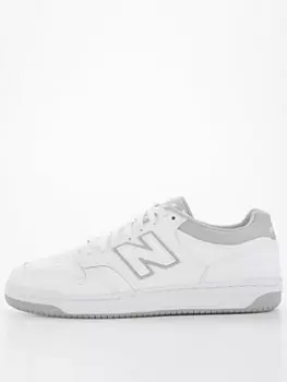 New Balance 480 - White, Size 8, Men