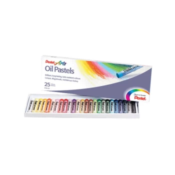 Pentel PHN25 Oil Pastels - Pack of 25