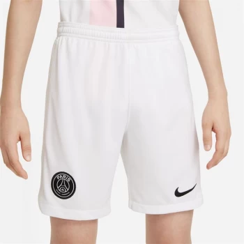 Nike Paris Saint Germain Away Shorts 2021 2022 Junior - White