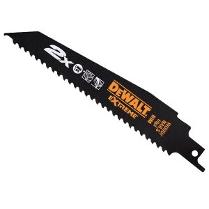 DEWALT Extreme 2X Life Wood and Nails Reciprocating Saw Blades 305mm Pack of 5