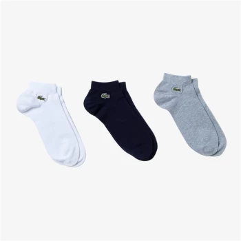 Lacoste 3 Pack Trainer Socks - Multi