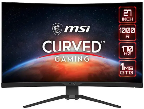 MSI MAG 27" 275CQRF-QD Quad HD Curved LED Gaming Monitor