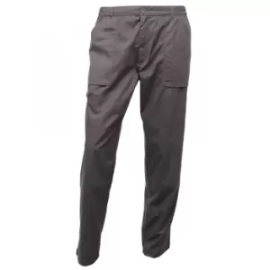 Regatta Mens Workwear Action Trouser (Water Repellent) (38 Long) (Dark Grey)