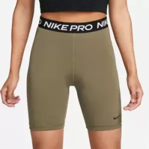 Nike Pro 7" High Rise Shorts Womens - Green