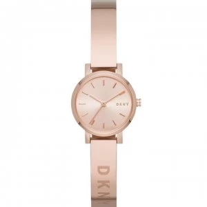 DKNY Soho Round Rose Gold Watch - ROSE GOLD