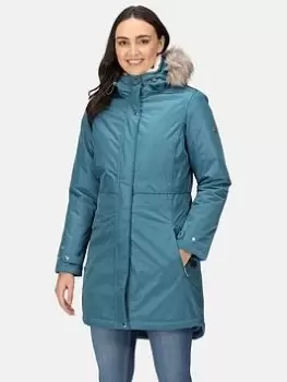 Regatta Lyanna Waterproof Parka - Green, Size 8, Women