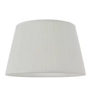 Freya 1 Light Shade Light Vintage White Silk, E27