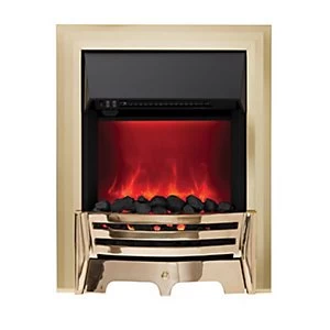 Mayfair Electric Inset Fires Brass