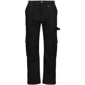 Mens Pro Utility Work Trousers (34R) (Black) - Regatta