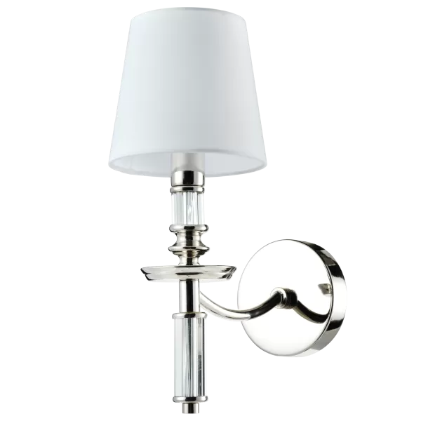 Siena Wall Lamp With Shade Nickel, E14