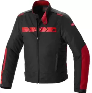 Spidi Solar H2Out Motorcycle Textile Jacket, black-red, Size S, black-red, Size S