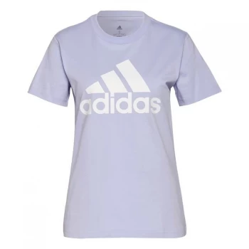 adidas LOUNGEWEAR Essentials Logo T-Shirt Womens - Violet Tone / White