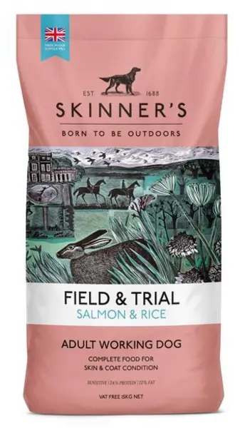 Skinners Field and Trial Salmon and Rice Dry Dog Food 15kg