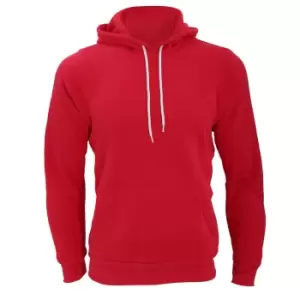 Canvas Unisex Pullover Hooded Sweatshirt / Hoodie (XL) (Red)