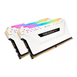 White Corsair Vengeance RGB PRO DDR4 Memory Addressable Light Enhancem