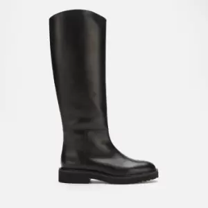 Whistles Womens Hadlow Knee High Riding Boots - Black - UK 4