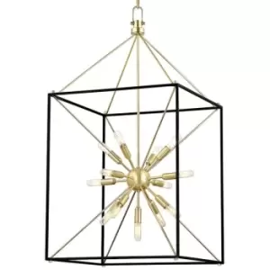 Glendale 13 Light Chandelier Brass