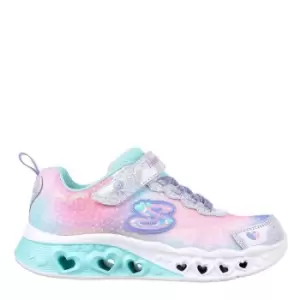 Skechers Flutter Heart Child Girl Trainers - Purple